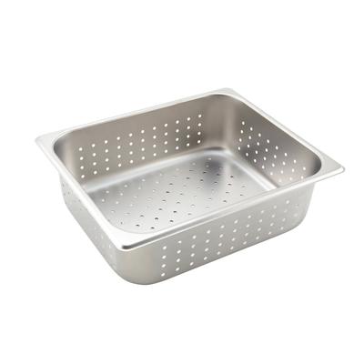 Winco SPJH-204PF Half Size Steam Pan, Perforated, Stainless, Stainless Steel