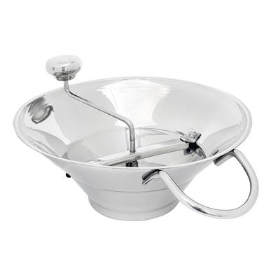 Winco SVM-12 5 qt Food Mill w/ 5 Grids, 3 lb per Minute Capacity, Stainless, Stainless Steel, 12-3/4" dia, Silver