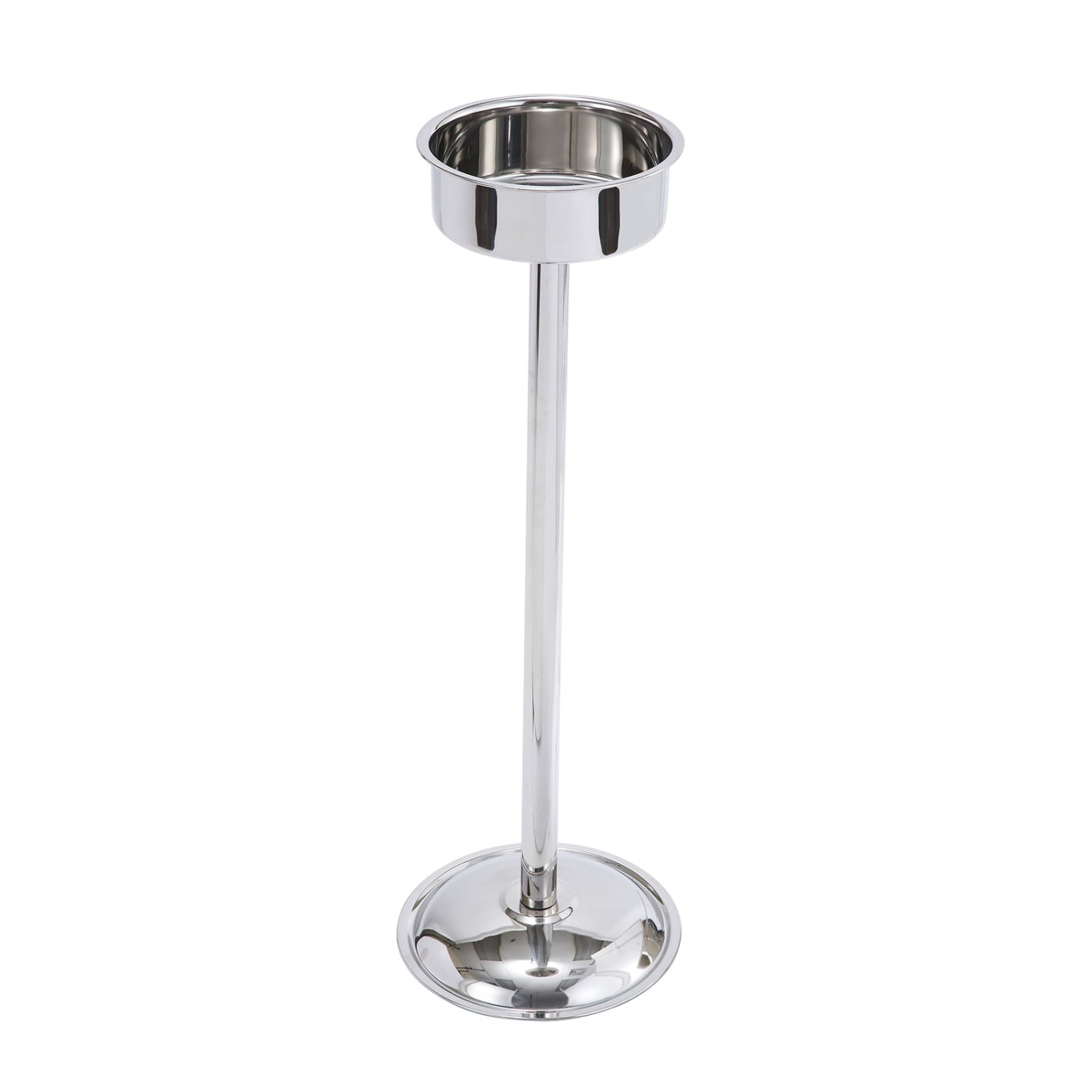 Winco WB-29S 28 1/2" Wine Bucket Stand - Stainless Steel, Mirror Finish, Silver
