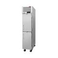 Turbo Air PRO-15-2F-N 18" 1 Section Reach In Freezer - (2) Solid Doors, 115v, Silver