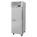 Turbo Air PRO-26R-PT-N 28 3/4" 1 Section Pass Thru Refrigerator, (2) Right Hinge Solid Doors, 115v, LED Lighting, Silver