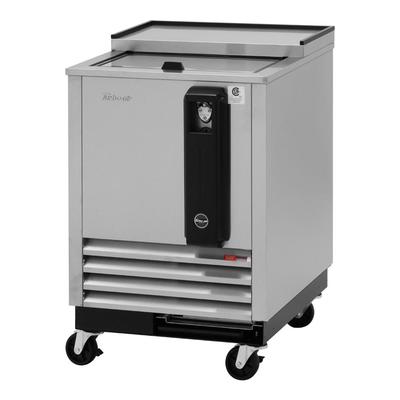 Turbo Air TBC-24SD-N6 24" Forced Air Bottle Cooler - Holds (120) 12 oz Bottles, 115v, Silver