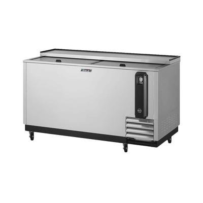 Turbo Air TBC-65SD-N6 65" Forced Air Bottle Cooler - Holds (528) 12 oz Bottles, Stainless Interior, 115v, Silver