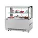 Turbo Air TBP60-46FN-S 59" Full Service Bakery Display Case w/ Straight Glass - (2) Levels, 115v, Refrigerated Bakery, Silver