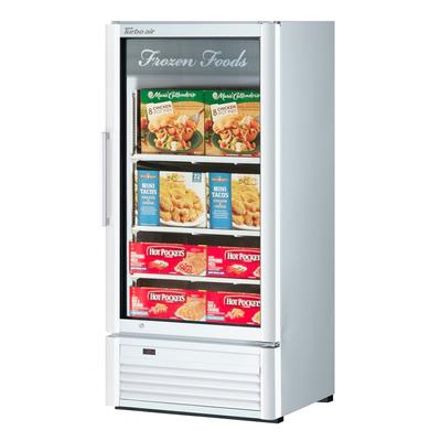 Turbo Air TGF-10SD-N WHT 25 3/4" 1 Section Display Freezer w/ Swing Door - Bottom Mount Compressor, White, 115v, Bottom-Mount Compressor