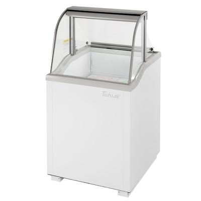 Turbo Air TIDC-26W-N 26" Stand Alone Ice Cream Freezer w/ 4 Tub Capacity, 115v, White