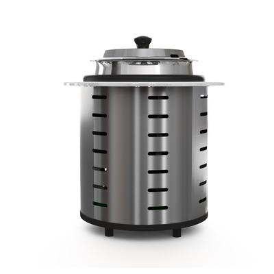 CookTek 679101 4 qt Drop In Induction Soup Kettle w/ Adjustable Thermostat, 100-120v, Stainless Steel