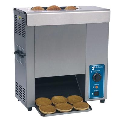 Antunes VCT-1000-9210709 Vertical Bun Toaster - 257 Slices/hr w/ 1 1/2" Product Opening, 208/240v, 2-Sided Platen, Countertop, Stainless Steel