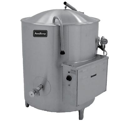 AccuTemp ALLEC-30 240/1 30 gal Steam Kettle - Stationary, 2/3 Jacket, 240v/1ph, Stainless Steel