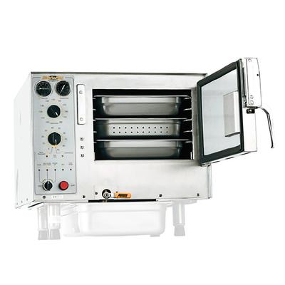 AccuTemp S32083D100 Steam'N'Hold 3 Pan Convection Steamer - Countertop, 208v/3ph, 10 kW