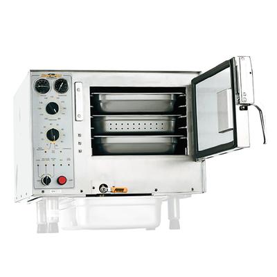 AccuTemp S32083D100 (3) Pan Convection Steamer - Countertop, Holding Capability, 208v/3ph, 10 kW