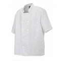 Chef Revival J105-2X Twill Chef Coat, Double Breasted, Short Sleeve, White, 2X