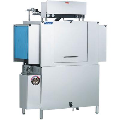 Jackson AJX-44CEL 208/3 78" Low Temp Conveyor Dishwasher w/ 209 Racks/hr Capacity, 208v/3ph, Stainless Steel