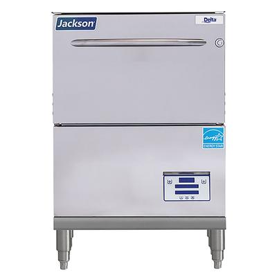 Jackson DELTAHT-E-SEER-S 208/1 Delta High Temp Rack Undercounter Glass Washer w/ 20 Racks/hr Capacity, Built-in Booster, 208v/1ph, Door Type, Stainless Steel