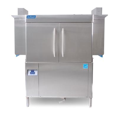 Jackson RACKSTAR44CE R/L 208/3 RackStar High Temp Conveyor Dishwasher w/ 223 Racks/hr Capacity, R-to-L Conveyor, 208v/3ph, Right to Left, Stainless Steel