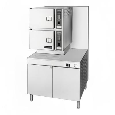 Cleveland 36CGM300 LP (6) Pan Convection Commercial Steamer - Cabinet, Includes Worktop, Liquid Propane, 6 Pan Capacity, LP Gas, Stainless Steel, Gas Type: LP