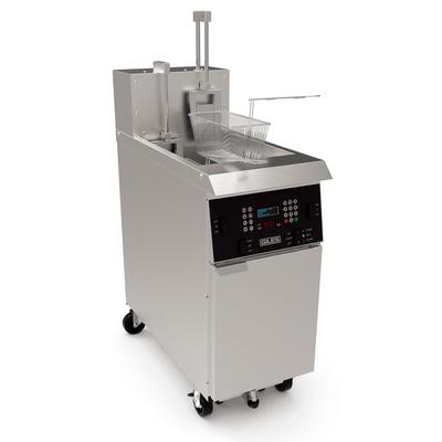 Giles GBF-50 208/3 Commercial Electric Fryer - (1) 50 lb Vat, Floor Model, 208v/3ph, Stainless Steel