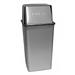 Witt 36HTSS 36 gal Indoor Decorative Trash Can - Metal, Stainless Steel, 36 Gallon, Silver