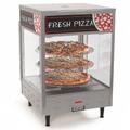 Nemco 6452 22 1/4" Rotating Heated Pizza Merchandiser w/ 4 Levels, 120v, 18" Racks, Stainless Steel