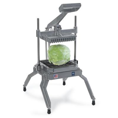 Nemco 55650-2 Angled Lettuce Cutter w/ 1" & 2" Piece for Romaine Lettuce, Scalloped Blades
