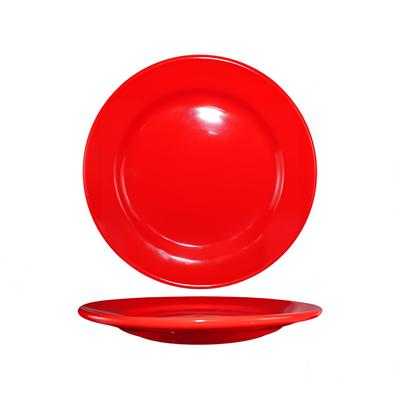 ITI CA-7-CR 7 1/8" Round Cancun Plate - Ceramic, Crimson Red