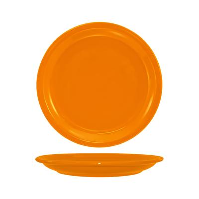 ITI CAN-7-O 7 1/4" Round Cancun Plate - Ceramic, Orange