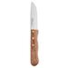 Dexter Russell P46005-6P 4 3/4" Steak Knife Set w/ Rosewood Handle, Carbon Steel, Stainless Steel