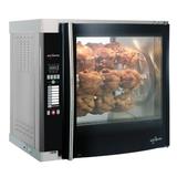 Alto-Shaam AR-7E-SGLPANE Electric 7 Spit Commercial Rotisserie, 208v/1ph, 21-28 Chicken Capacity, Stainless Steel