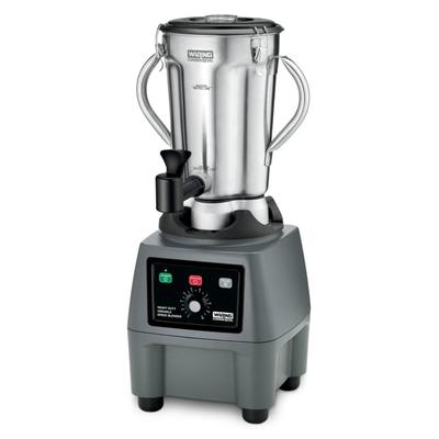 Waring CB15VSF Countertop Food Commercial Blender w/ Metal Container, Spigot, 1 Gal, Gray