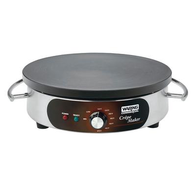 Waring WSC165BX Crepe Maker w/ 12" Spreader & Spatula, 208/240/1V, Stainless Steel