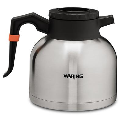 Waring WTC64 64 oz Thermal Carafe w/ Brew Thru Lid - Vacuum Insulated, Stainless, Stainless Steel