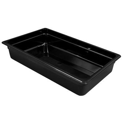Cambro 14HP110 4"D Full Size High Temp Food Pan - Non-Stick, Black