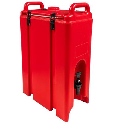 Cambro 500LCD158 5 gal Camtainer Insulated Beverage Dispenser, Hot Red