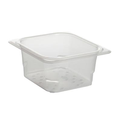 Cambro 63CLRPP190 Food Pan Colander - Sixth Size, 3"D, Translucent, Semi-transparent