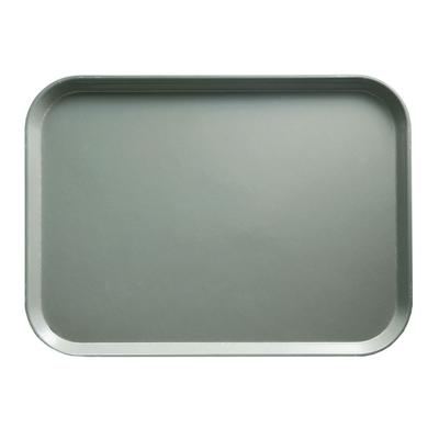 Cambro 810107 Fiberglass Camtray Cafeteria Tray - 9 4/5"L x 8"W, Pearl Gray, 1 Dozen