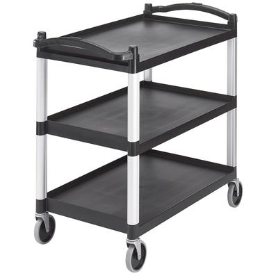 Cambro BC340KD110 3 Level Polymer Utility Cart w/ ...