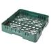 Cambro BR258119 Camrack Base Rack - Full Size, 1 Compartment, 4"H, Sherwood Green