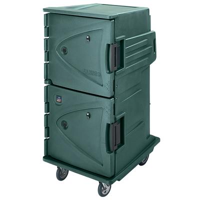 Cambro CMBH1826TSC192 Camtherm Hot Cart - Thermometer, Granite Green, 110v, Celsius