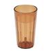 Cambro NT12153 12 3/5 oz Amber Fluted Plastic Tumbler, 12.6 Ounce, Yellow