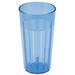 Cambro NT20401 Newport 22 oz Slate Blue Fluted Plastic Tumbler