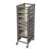 Cambro UPR1826FPA40580 Camshelving 25 7/16"W 40 Sheet Pan Rack w/ 1 1/2" Bottom Load Slides, Gray