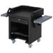 Cambro VCSHD110 32 1/4"W Cash Register Stand w/ Plastic Top, 43"H, Black