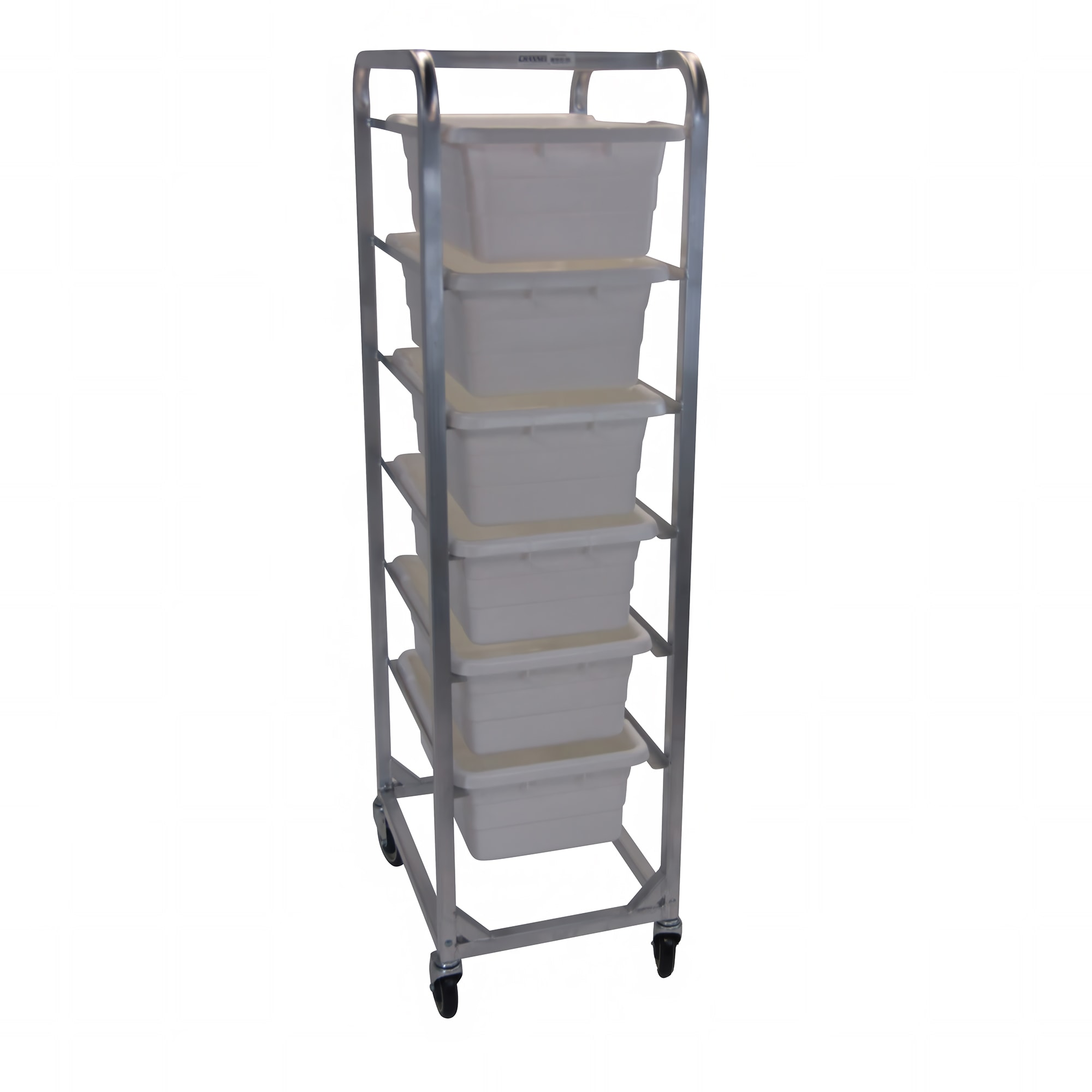Channel AXD506L 70 1/2" Lug Rack w/ 6 Lug Capacity & Swivel Casters, Aluminum