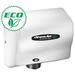 American Dryer EXT7 Automatic Hand Dryer w/ 12 Second Dry Time - White ABS, 100 240v/1ph