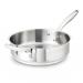 Browne 5724182 Thermalloy 11" Stainless Saute Pan, Induction Ready, Silver