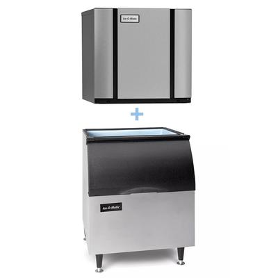 Ice-O-Matic CIM1136FA/B40PS 932 lb Elevation Series Full Cube Commercial Ice Machine w/ Bin - 344 lb Storage, Air Cooled, 208-230v, Air-Cooled Self-Contained Condenser