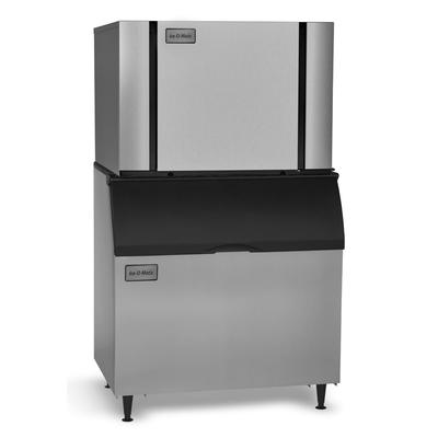 Ice-O-Matic CIM1446HA49/B110PS 1560 lb Elevation Series Half Cube Commercial Ice Machine w/ Bin - 854 lb Storage, Air Cooled, 208-230v, 1,560-lb. Production