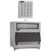 Ice-O-Matic GEM0650A/B1000-48 Pearl Ice 740 lb Nugget Commercial Ice Machine w/ Bin - 1000 lb Storage, Air Cooled, 115v, 741-lb. Production, Stainless Steel