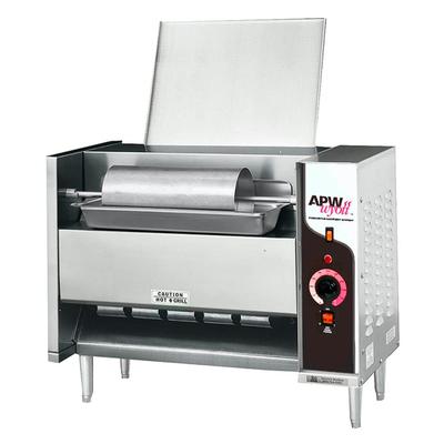 APW M-95-3 Vertical Toaster - 1300 Bun Halves/hr w/ Butter Spreader, 208v/1ph, Stainless Steel