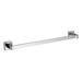 Bobrick B-673X18 18" Surface Mounted Towel Bar, Square, Bright Polished Stainless, Stainless Steel